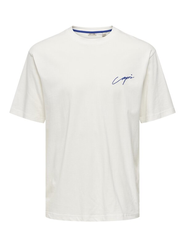 T-shirt van het merk Only & Sons in het Marine