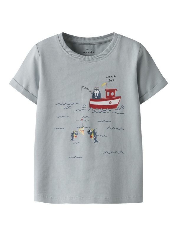 T-shirt van het merk Name It in het Blauw