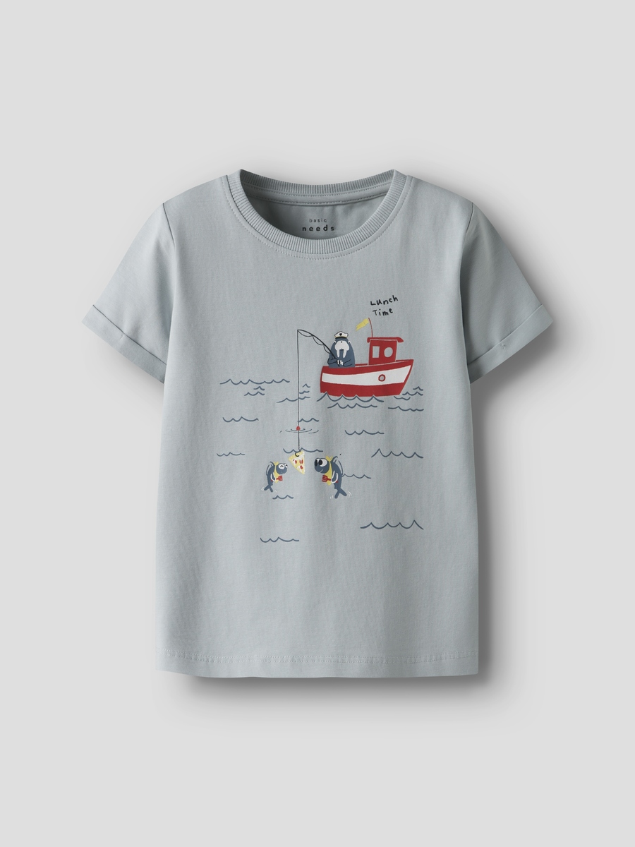 T-shirt van het merk Name It in het Blauw