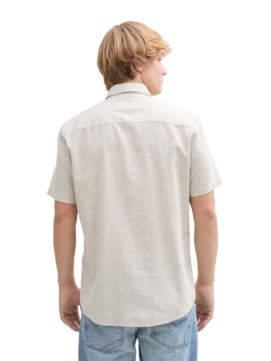 Hemd van het merk Tom Tailor Denim in het Beige