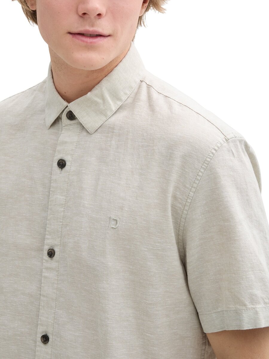 Hemd van het merk Tom Tailor Denim in het Beige