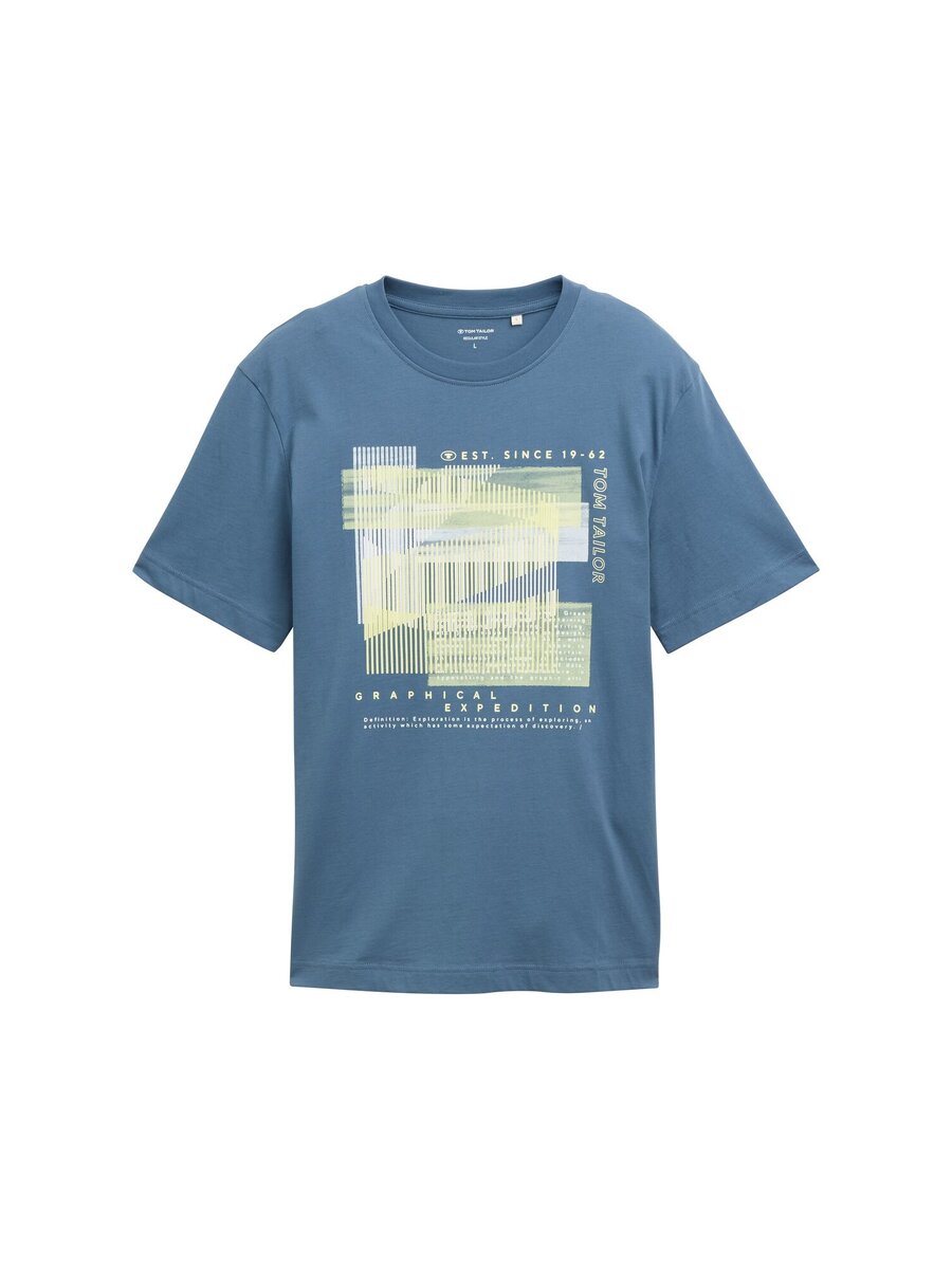 T-shirt van het merk Tom Tailor in het Blauw