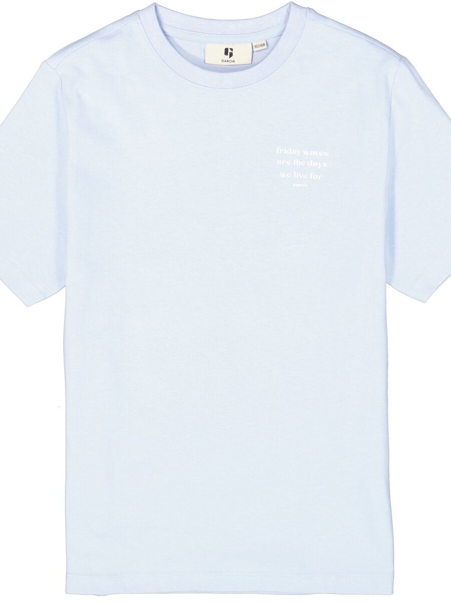 T-shirt van het merk Garcia in het Blauw