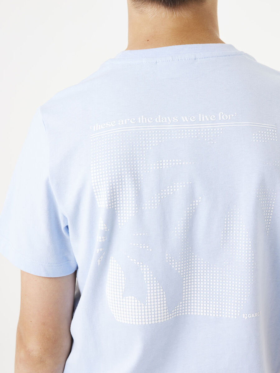 T-shirt van het merk Garcia in het Blauw