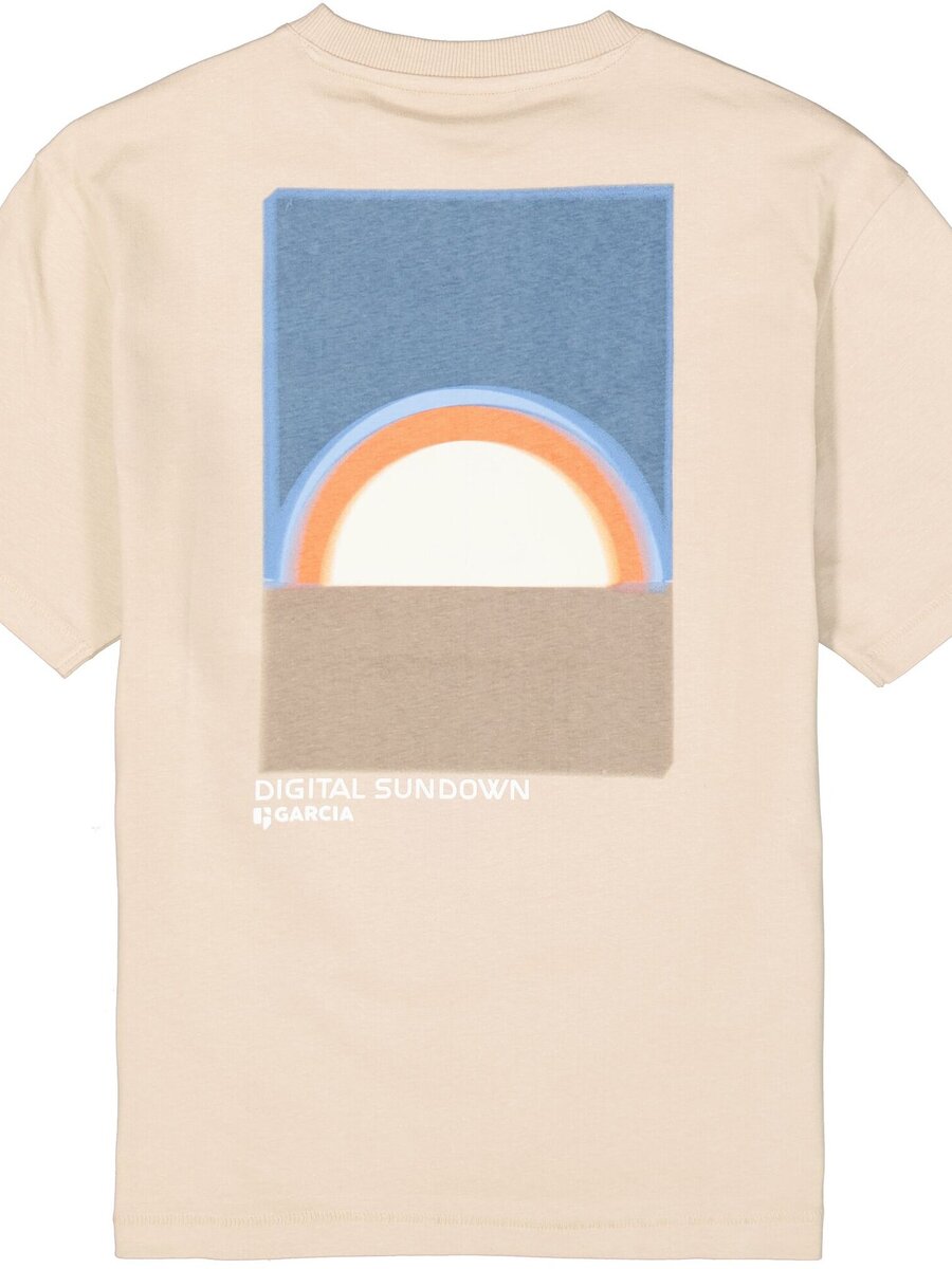 T-shirt van het merk Garcia in het Beige
