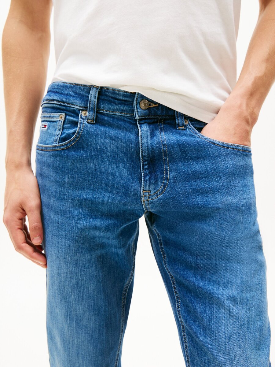 Broek van het merk Tommy Jeans in het Blauw