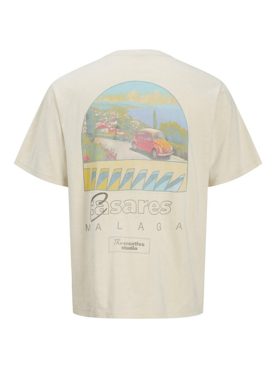 T-shirt van het merk Jack & Jones in het Ecru