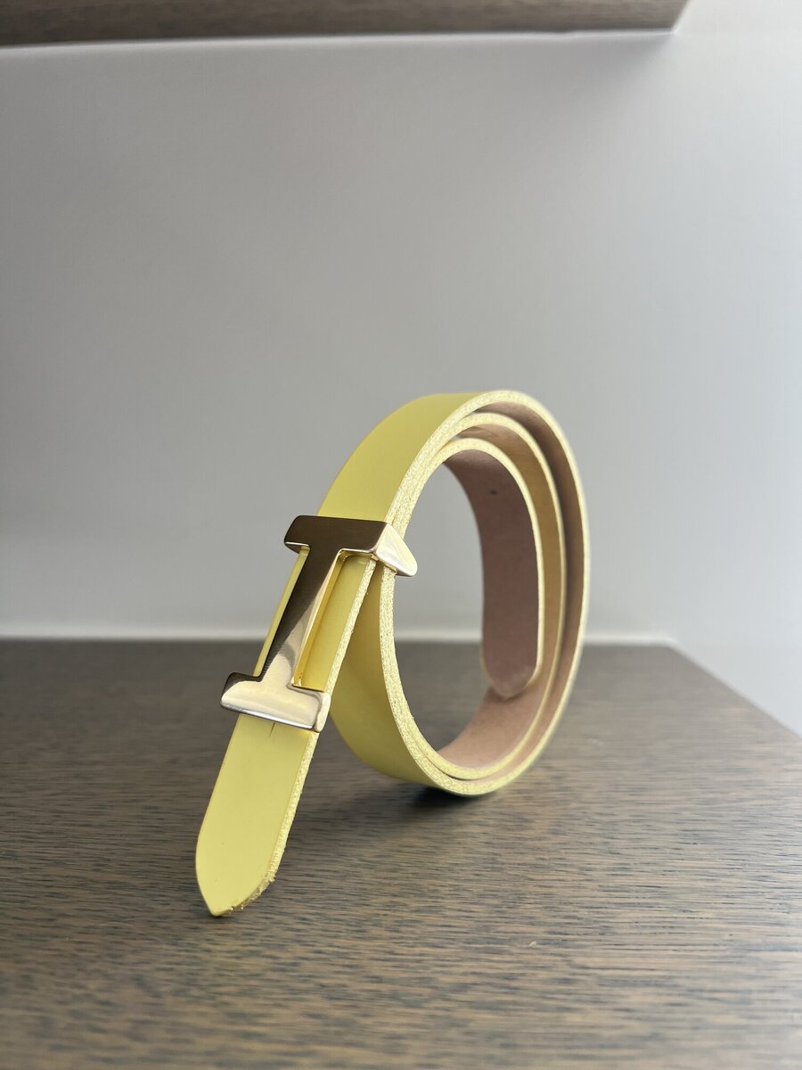 Riem van het merk S Fashion in het Geel