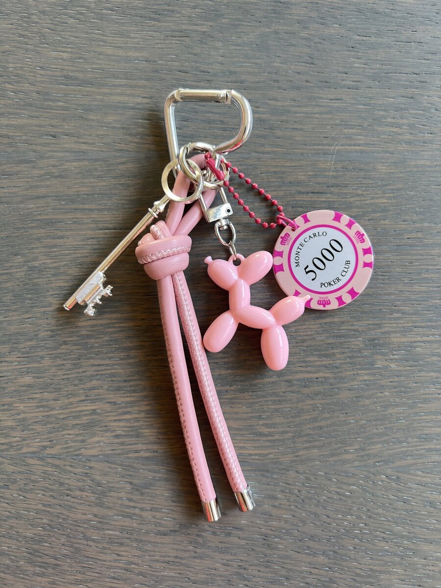 Sleutelhanger van het merk Access in het Roze