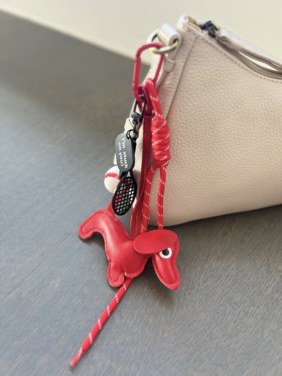Sleutelhanger van het merk Access in het Rood