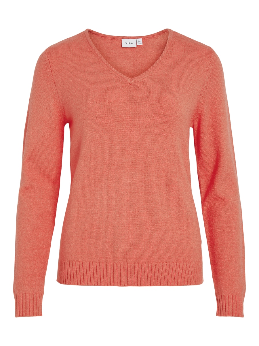 Pull van het merk Vila in het Rood