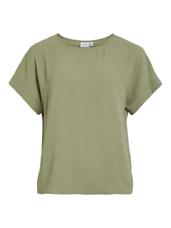 T-shirt van het merk Vila in het Kaki
