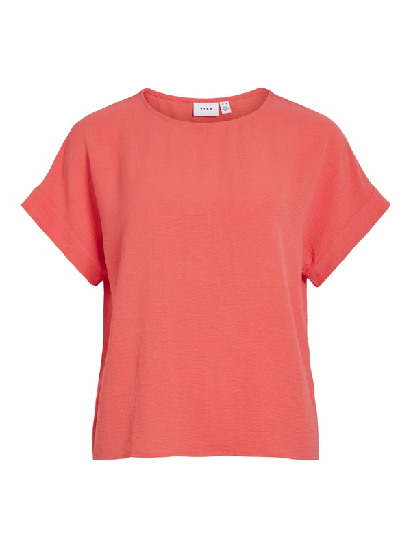 T-shirt van het merk Vila in het Rood