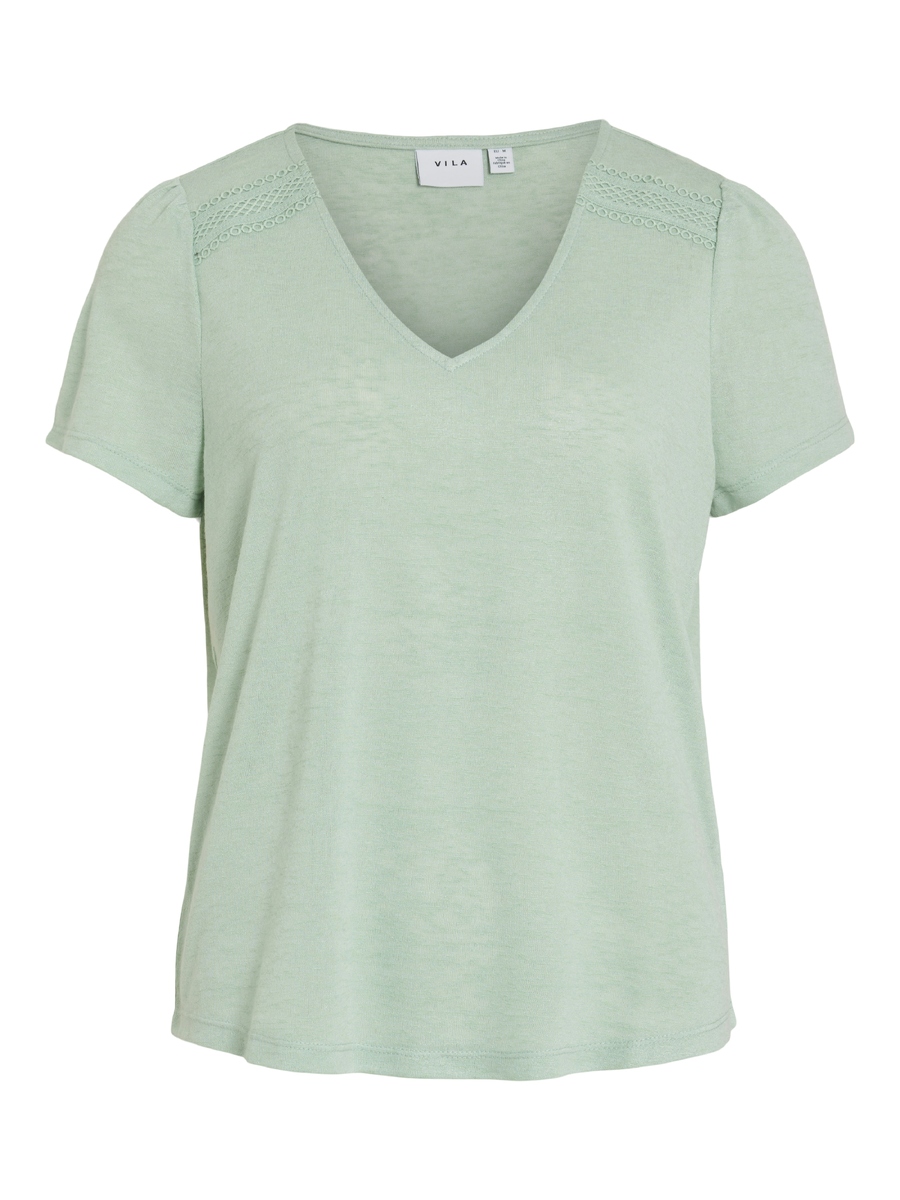 T-shirt van het merk Vila in het Groen