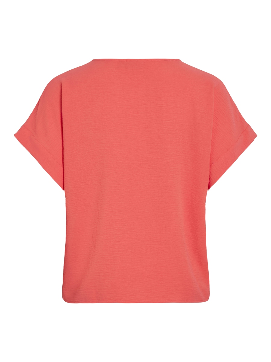 T-shirt van het merk Vila in het Rood