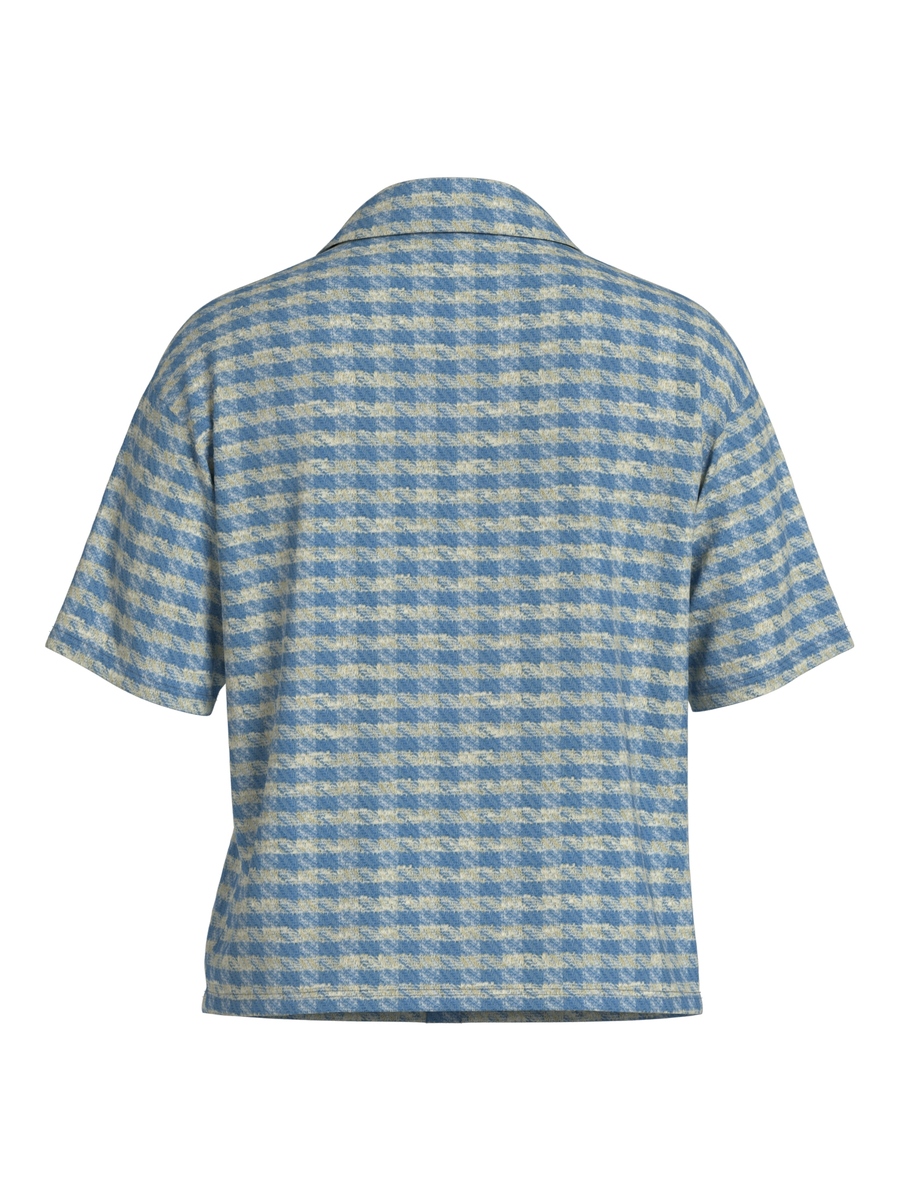 Top van het merk Vila in het Blauw