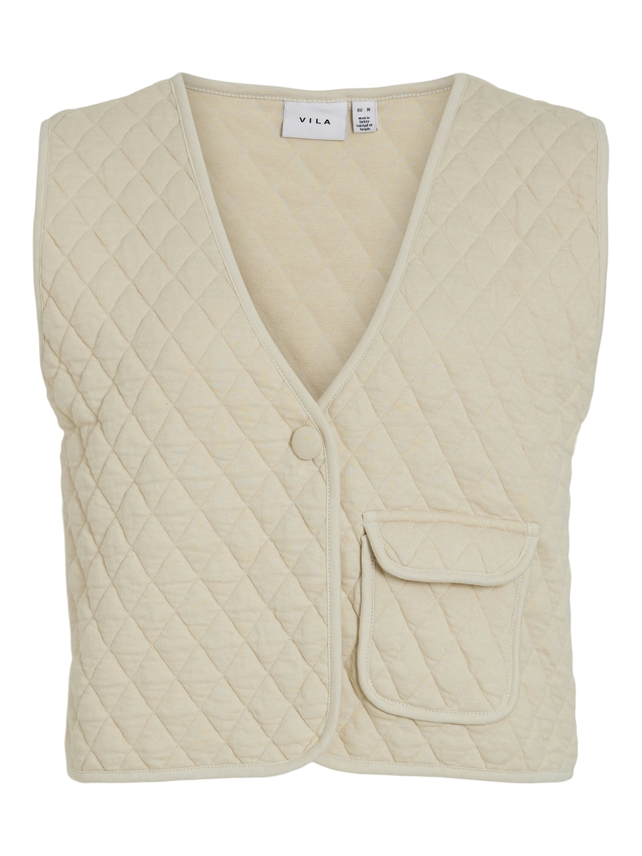 Vest van het merk Vila in het Beige