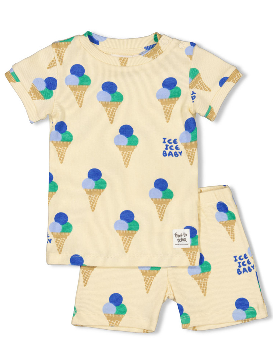 Pyjama van het merk Feetje in het Geel