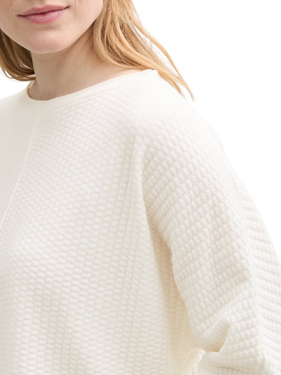 Pull van het merk Tom Tailor in het Wit