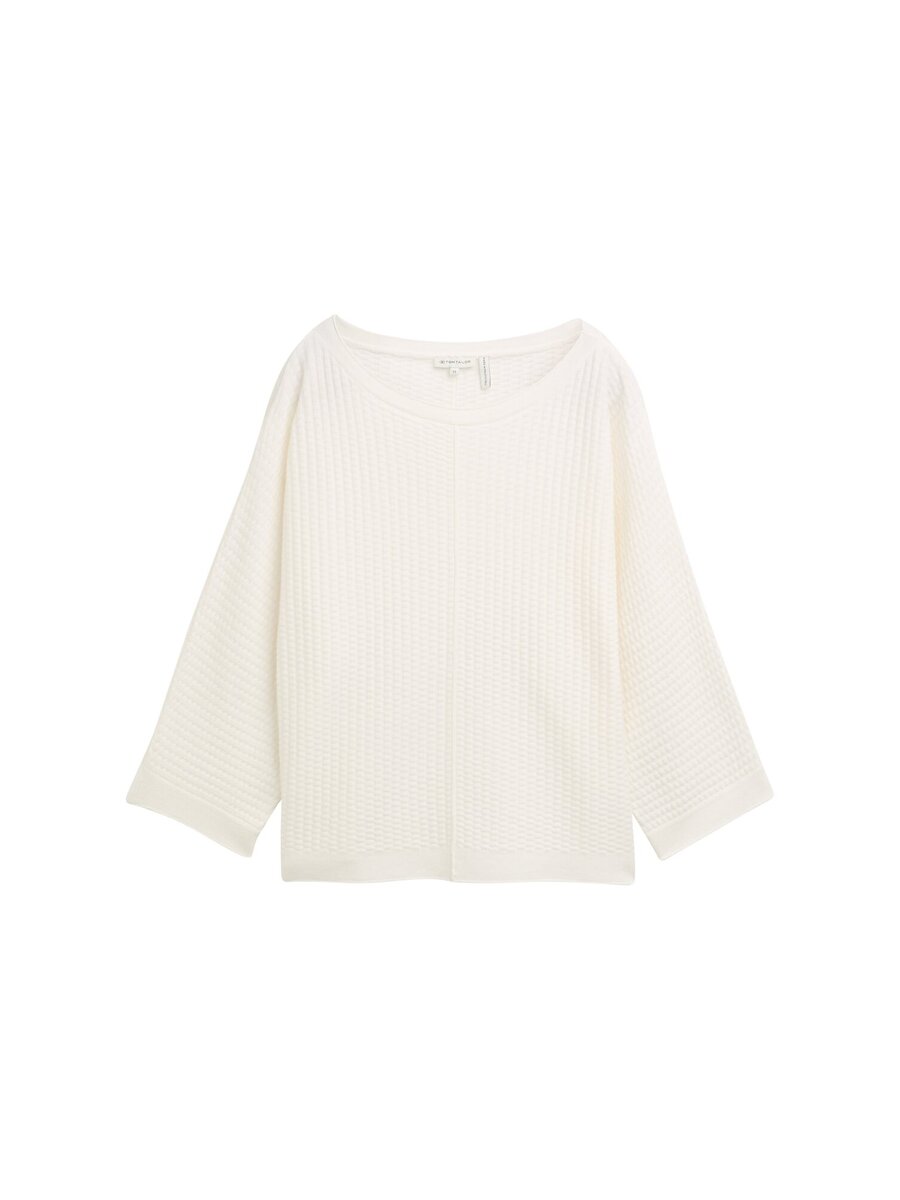 Pull van het merk Tom Tailor in het Wit