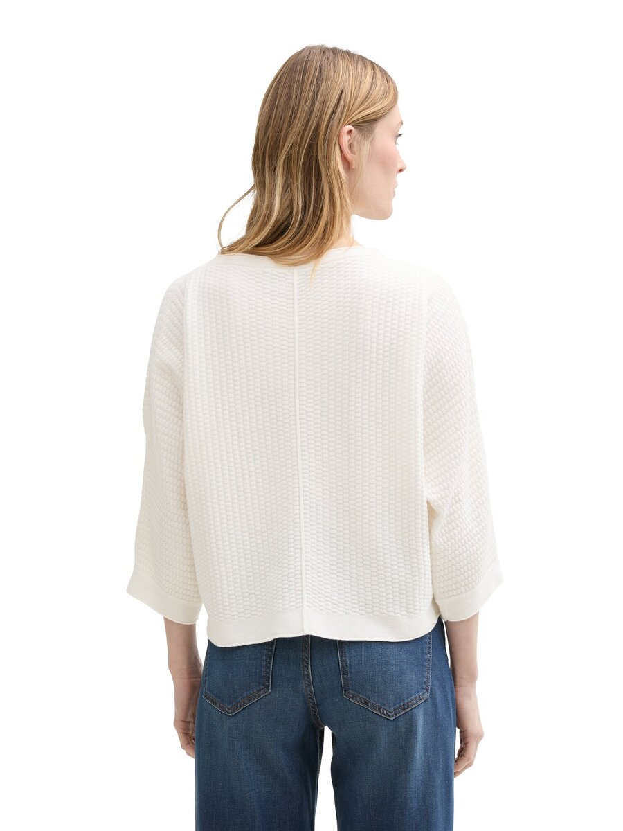 Pull van het merk Tom Tailor in het Wit