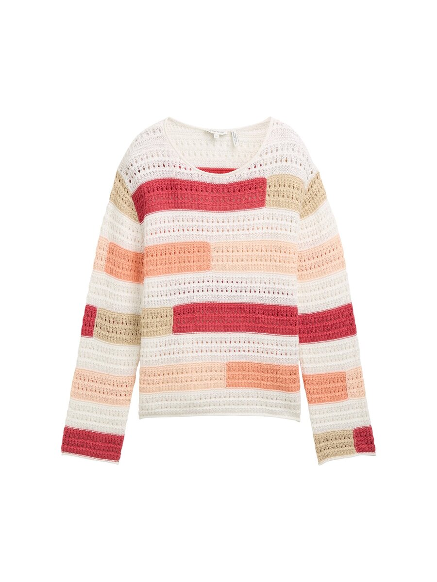 Pull van het merk Tom Tailor in het Rood