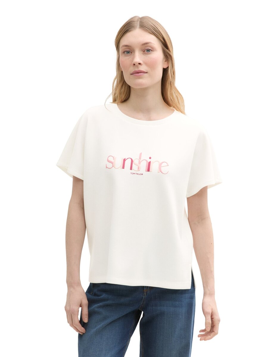 T-shirt van het merk Tom Tailor in het Wit