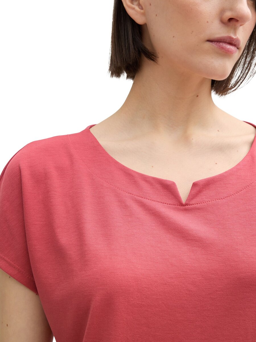 T-shirt van het merk Tom Tailor in het Rood