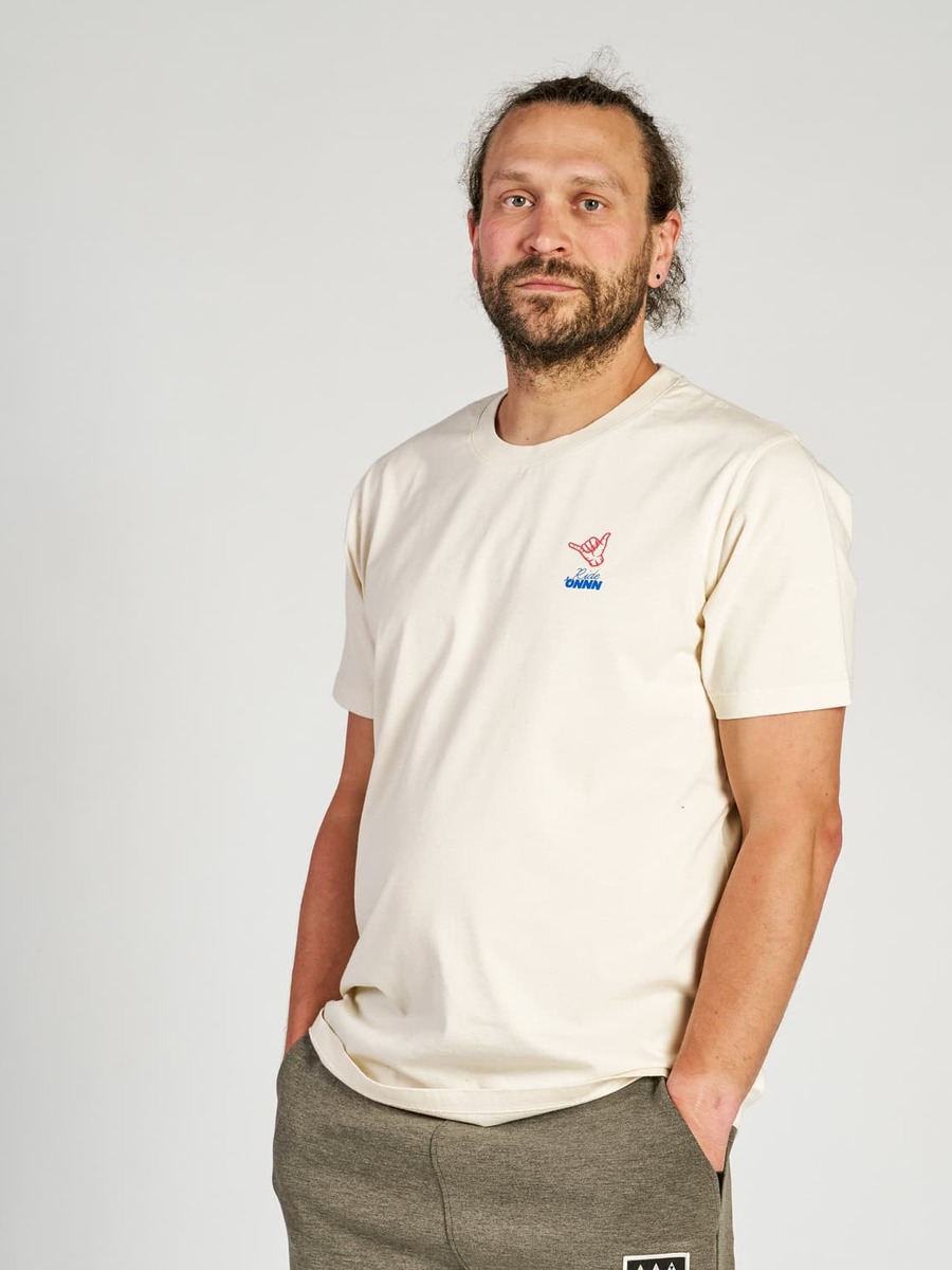 T-shirt van het merk The Vandal in het Ecru