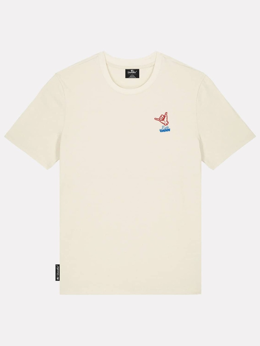 T-shirt van het merk The Vandal in het Ecru
