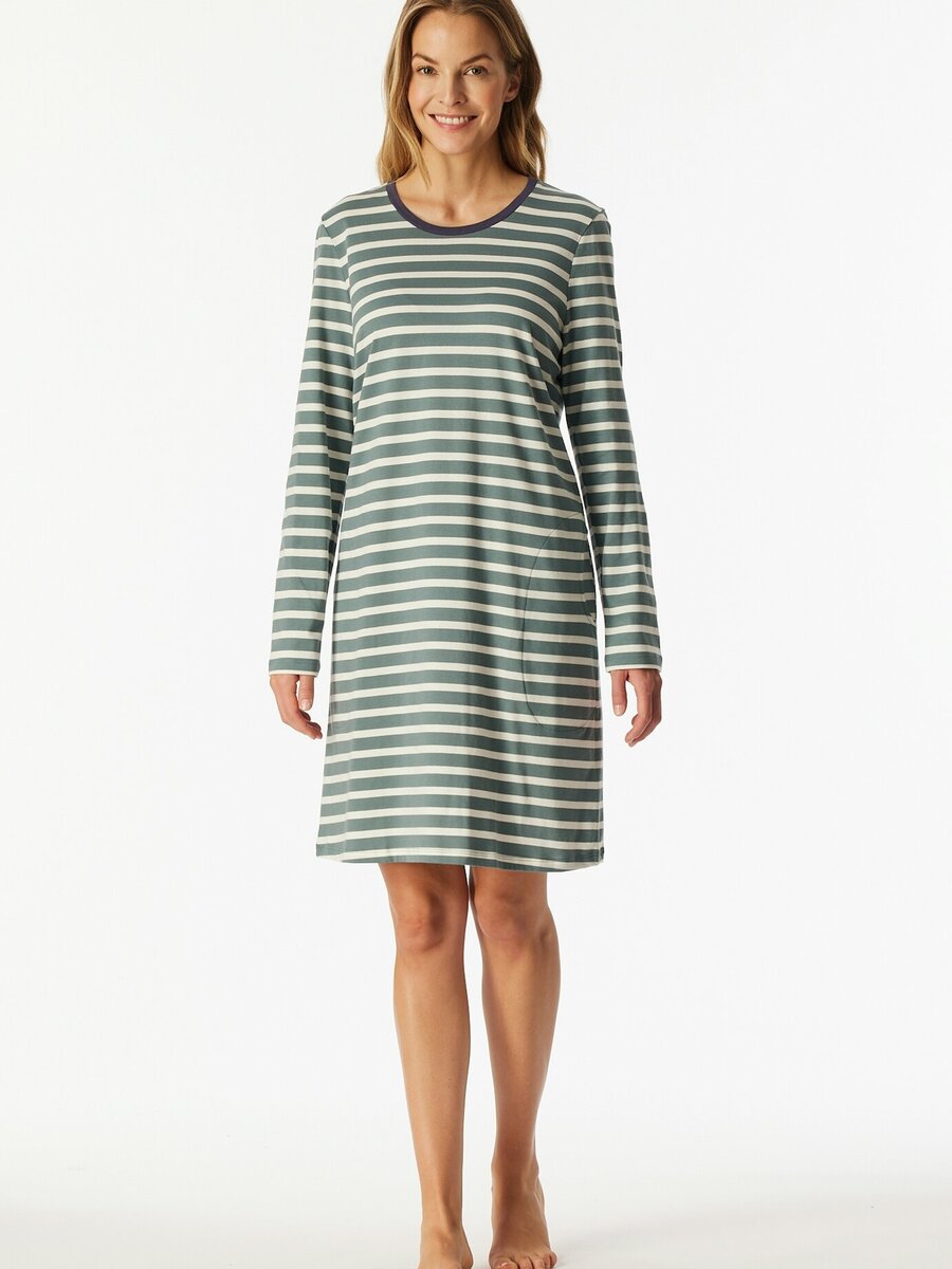 Slaapkleed van het merk Schiesser in het Groen