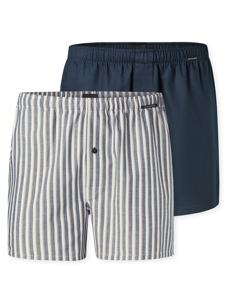 Boxer van het merk Schiesser in het Blauw
