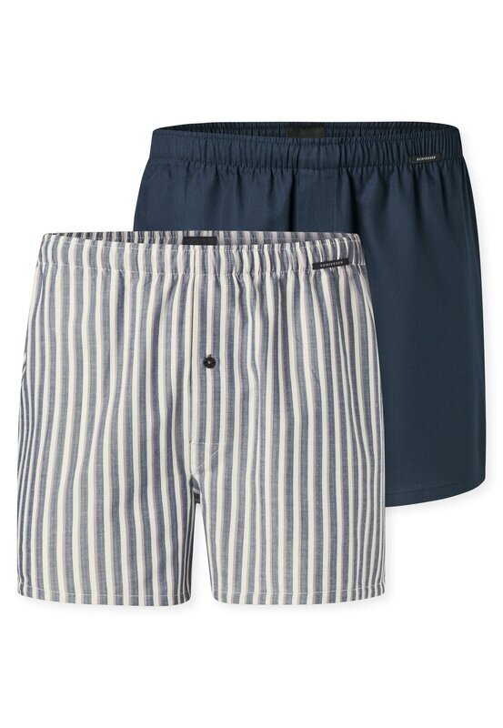 Boxer van het merk Schiesser in het Blauw