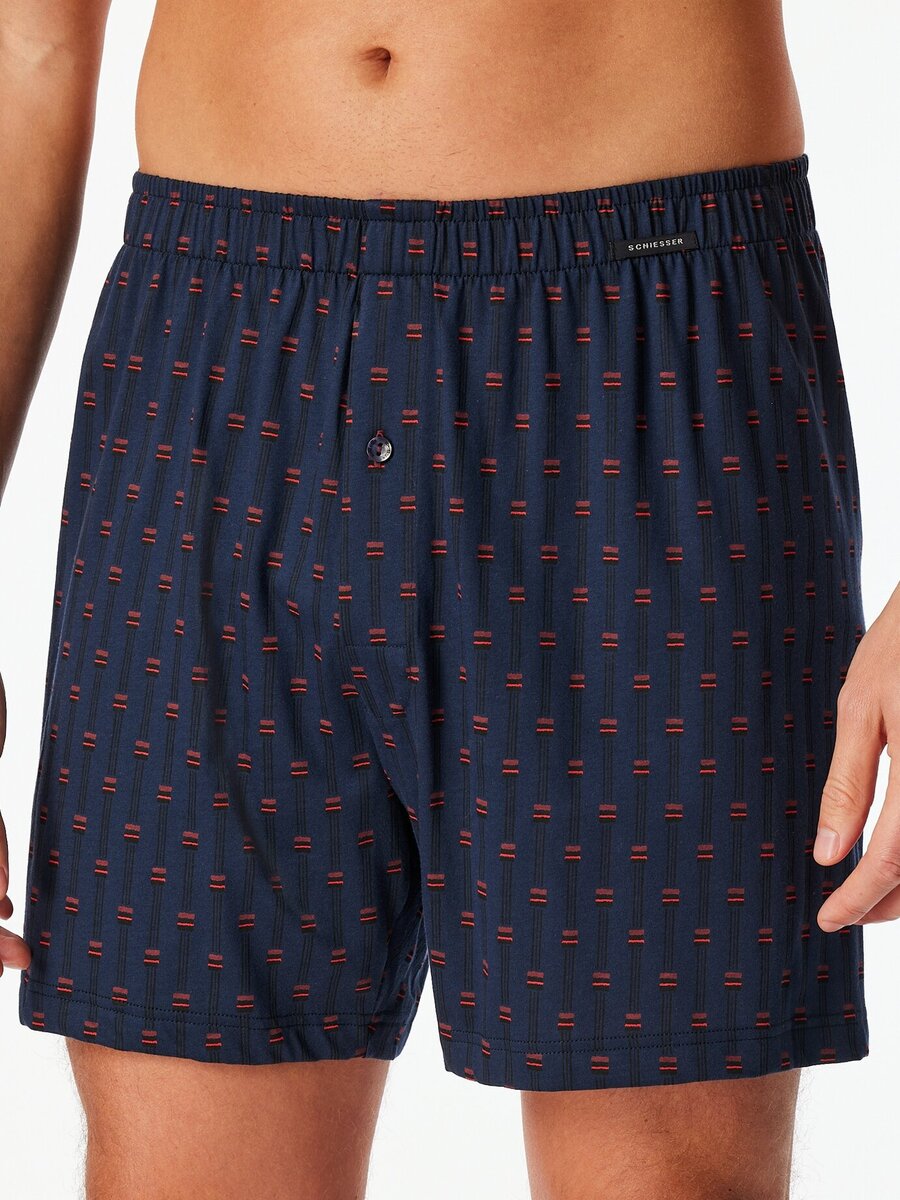 Boxer van het merk Schiesser in het Blauw