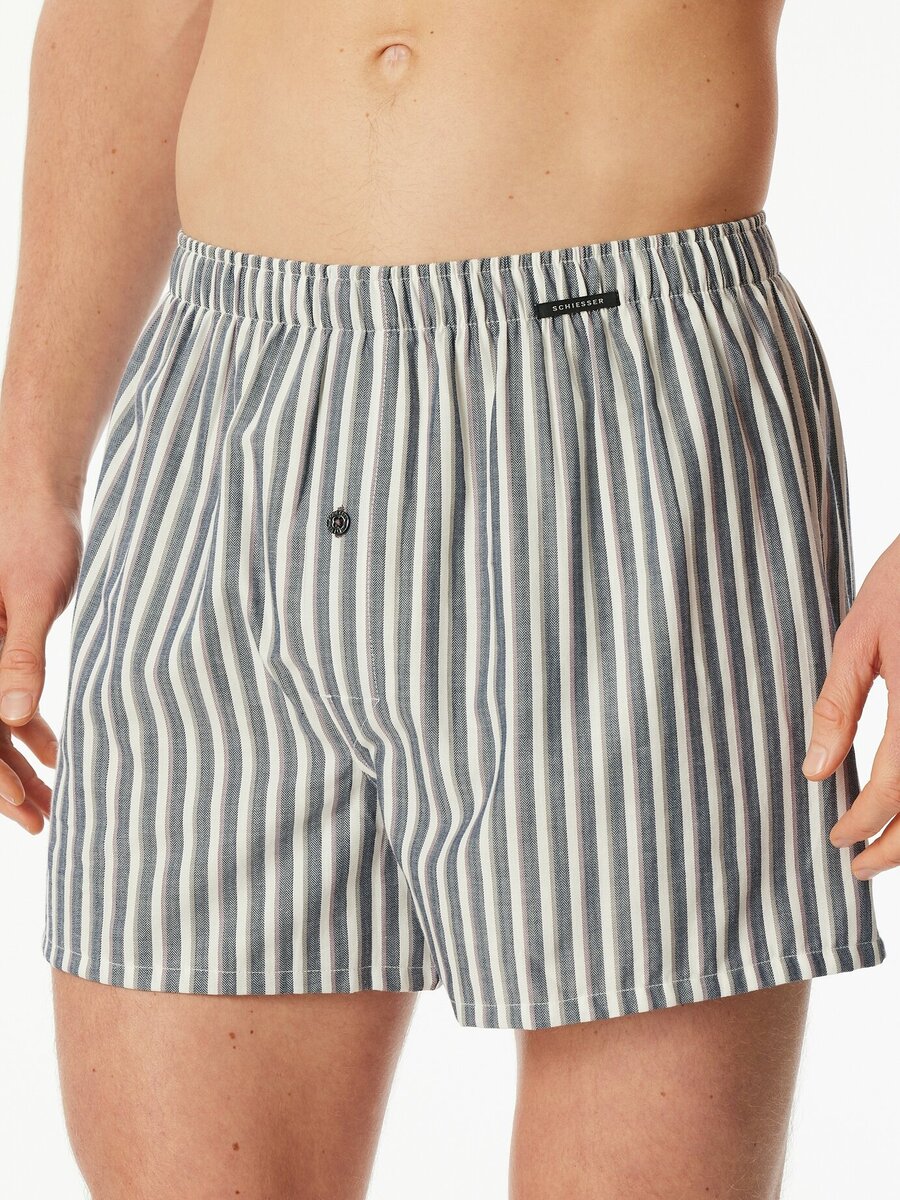 Boxer van het merk Schiesser in het Blauw