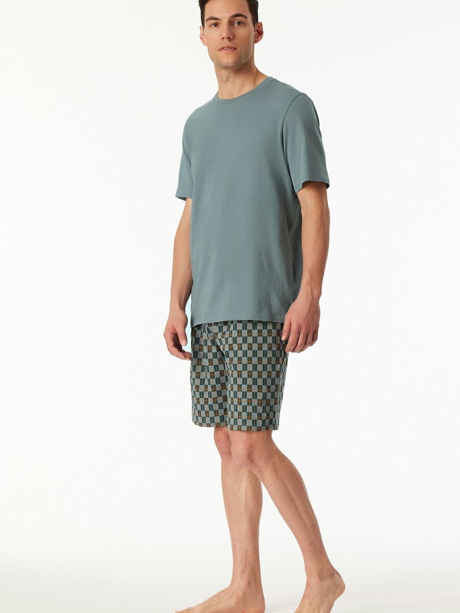 Pyjama van het merk Schiesser in het Groen
