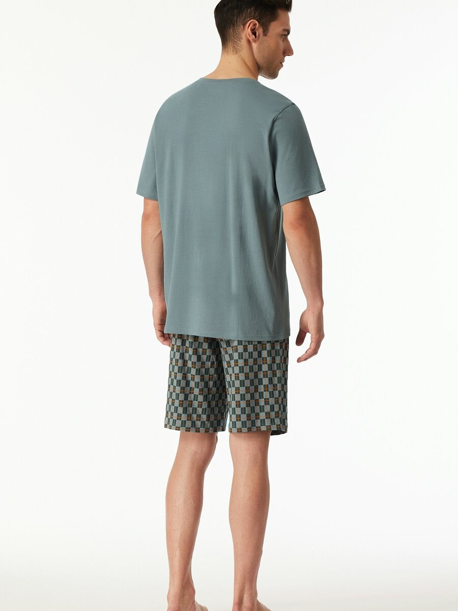 Pyjama van het merk Schiesser in het Groen
