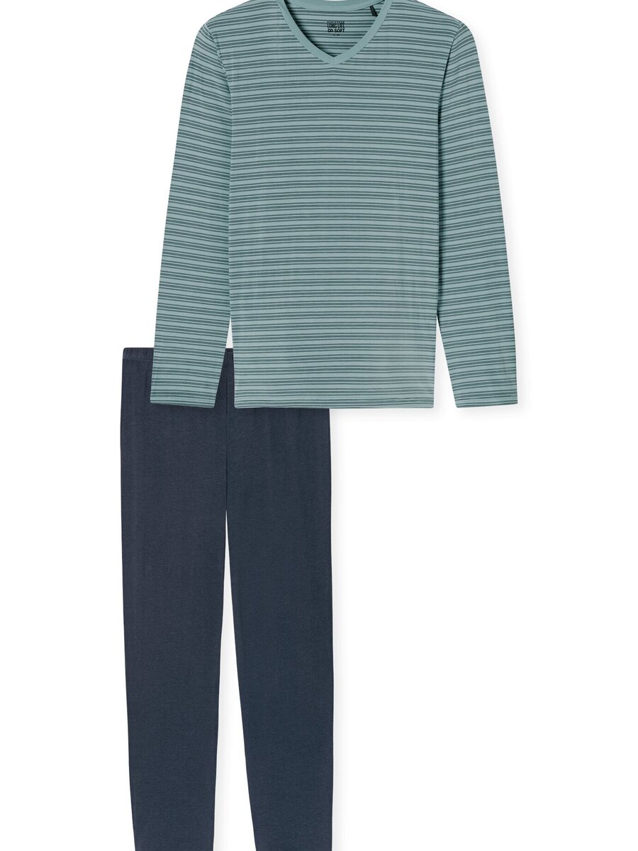 Pyjama van het merk Schiesser in het Groen
