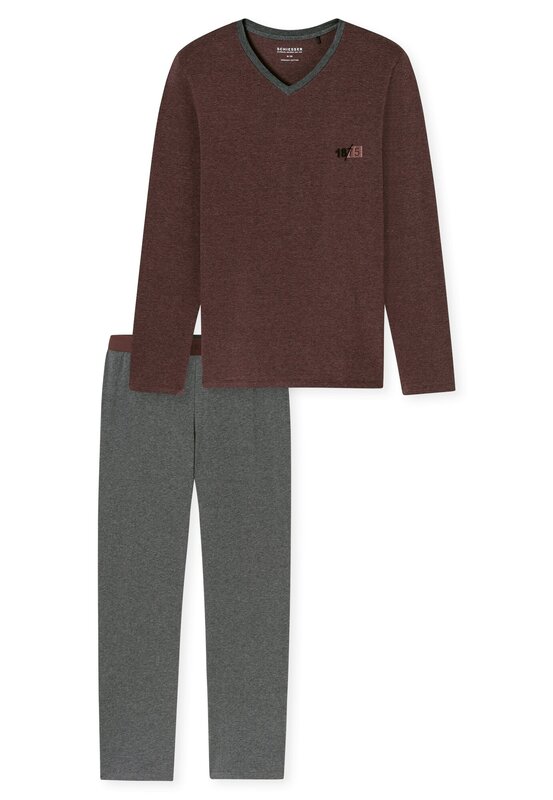 Pyjama van het merk Schiesser in het Rood