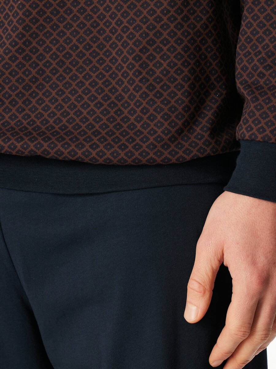 Pyjama van het merk Schiesser in het Bordeaux