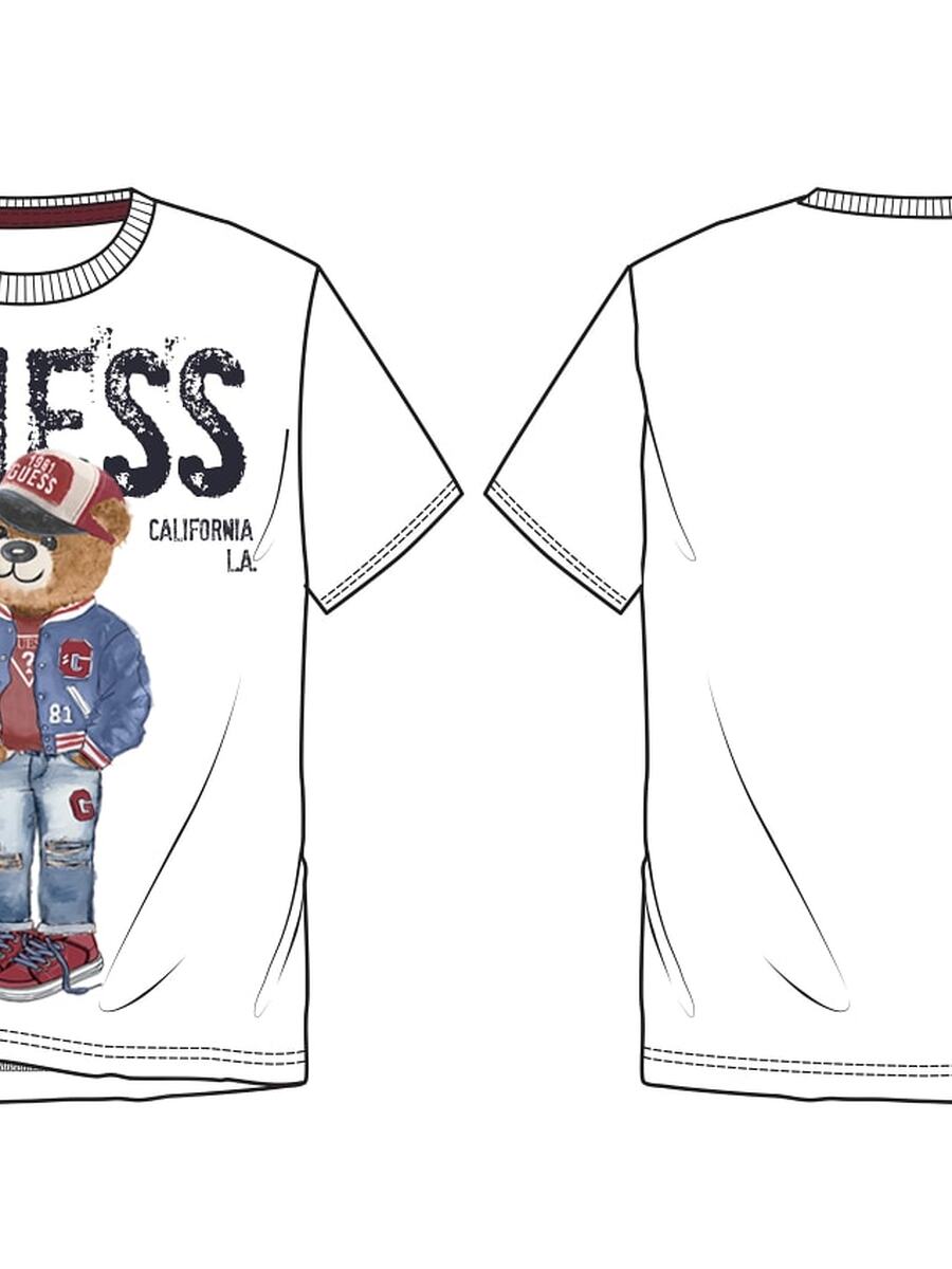 T-shirt van het merk Guess in het Wit