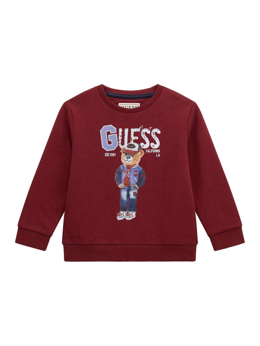 Sweater van het merk Guess in het Bordeaux