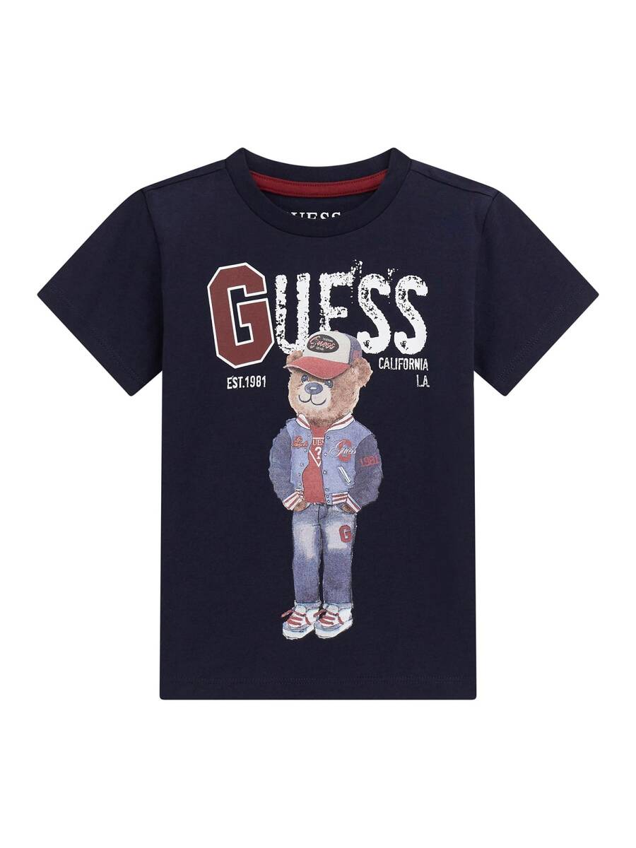 T-shirt van het merk Guess in het Blauw