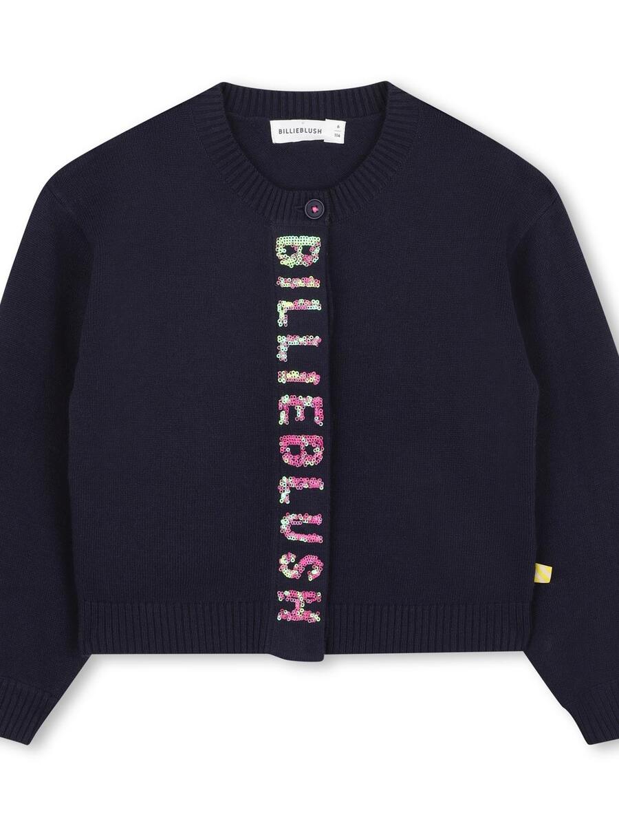 Gilet van het merk Billieblush in het Marine