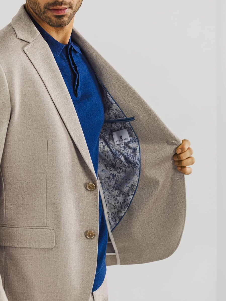 Blazer van het merk State Of Art in het Beige