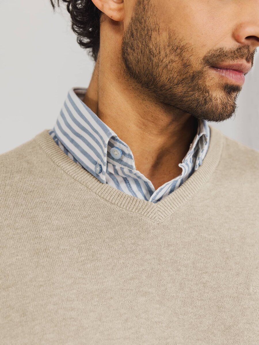 Pull van het merk State Of Art in het Beige