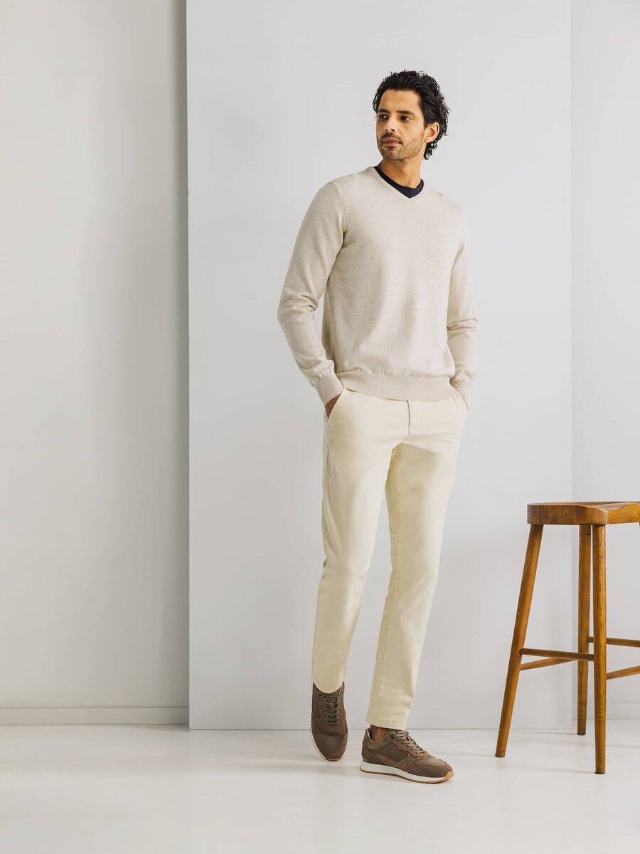 Pull van het merk State Of Art in het Beige