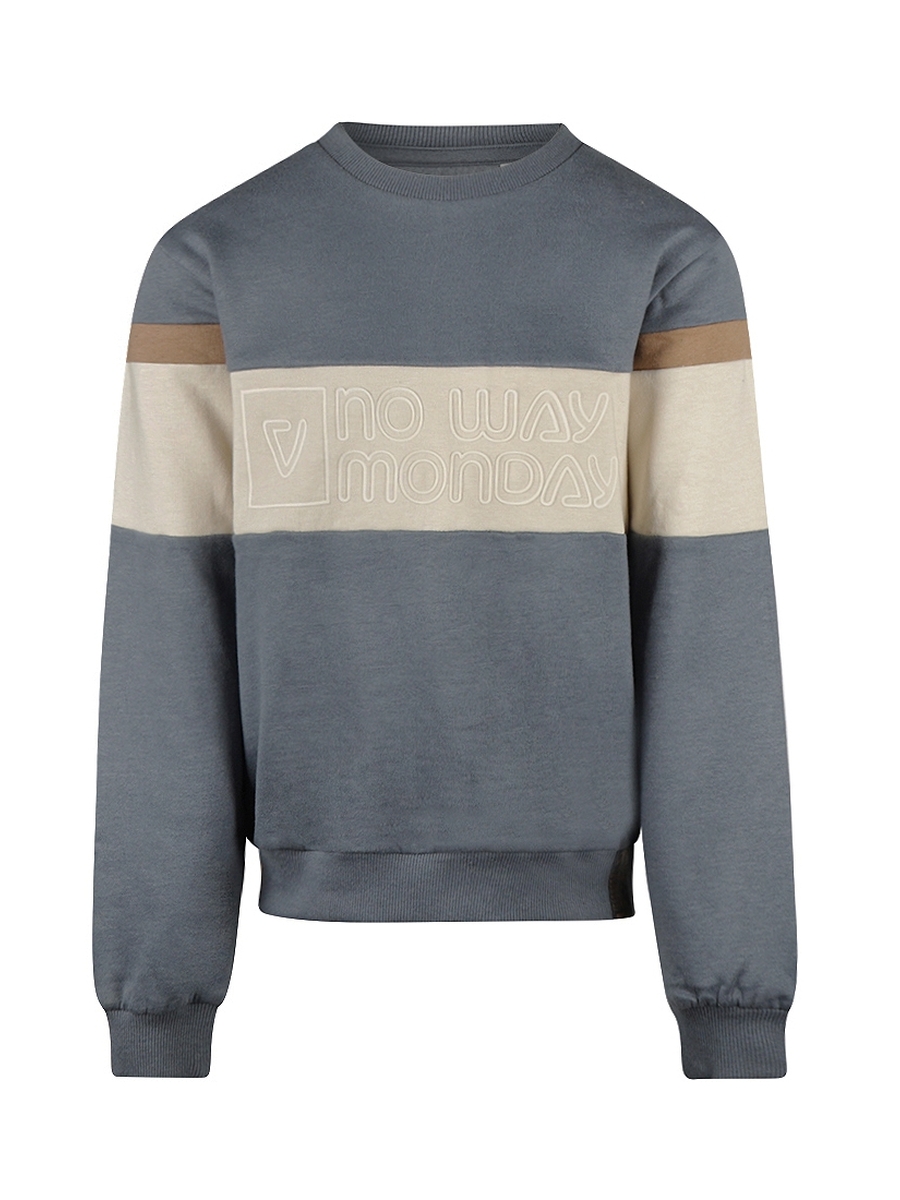 Sweater van het merk No Way Monday in het Blauw