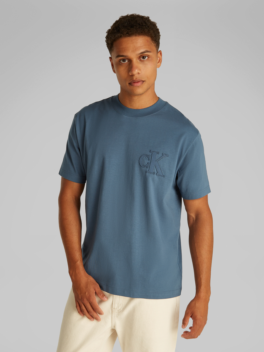 T-shirt van het merk Calvin Klein in het Blauw