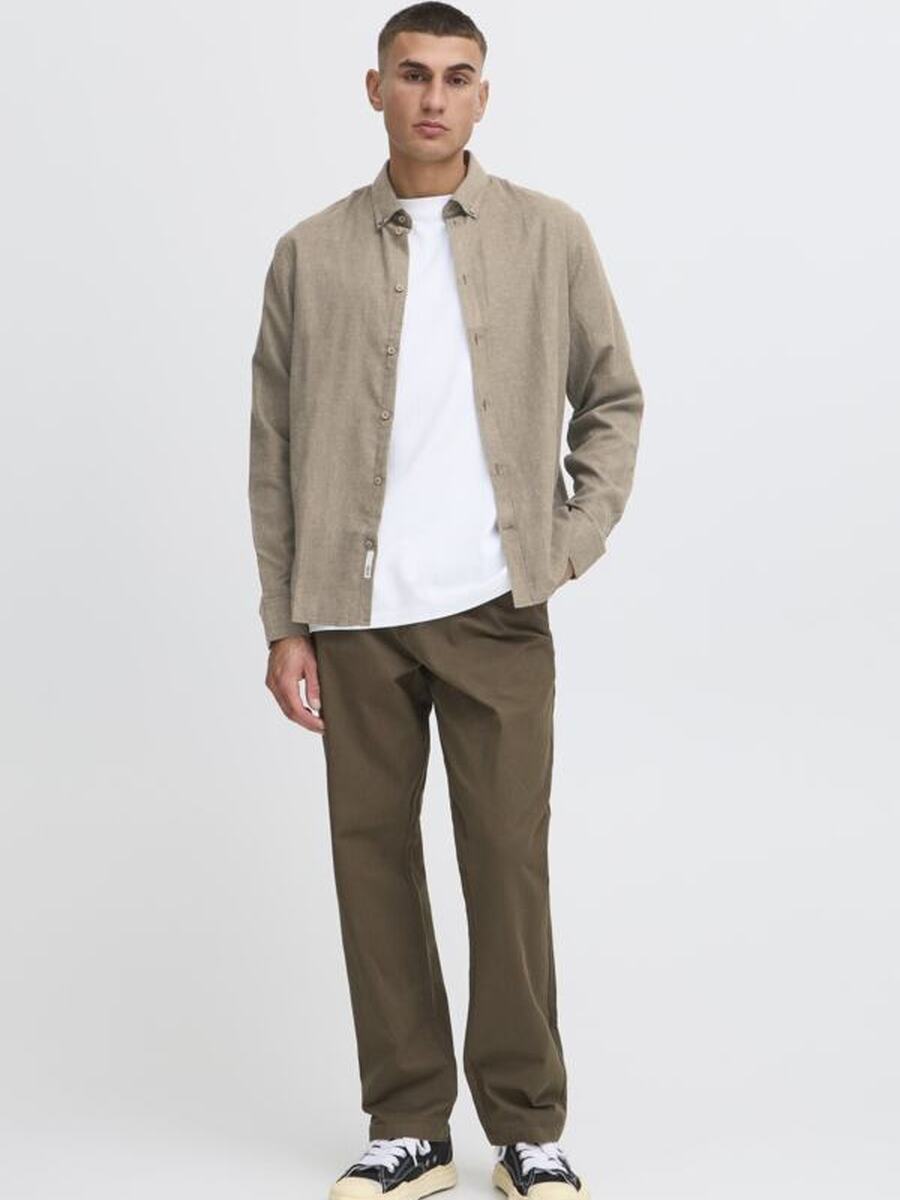 Hemd van het merk !solid in het Beige